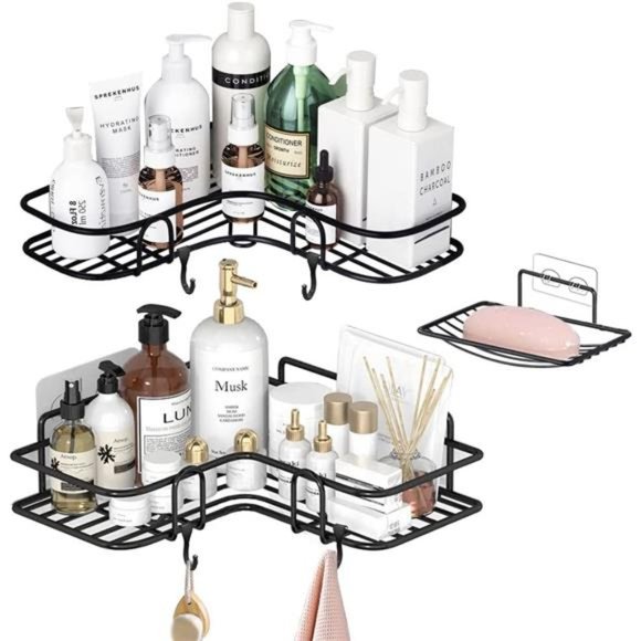 Storage & Organization 3pack Corner Shower Caddies Basket Shelves